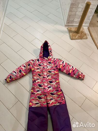 Зимний комбинезон для девочки 116-122
