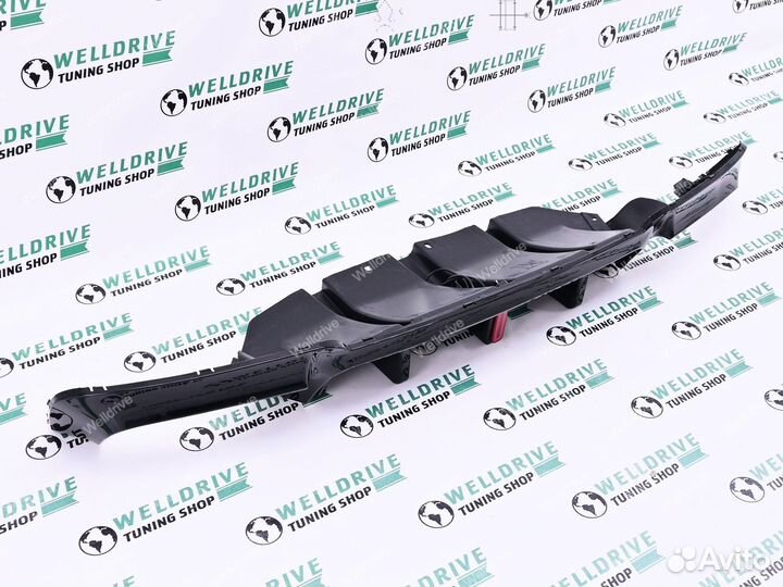 Диффузор BMW 5 F10 F11 M5 с LED stop new style