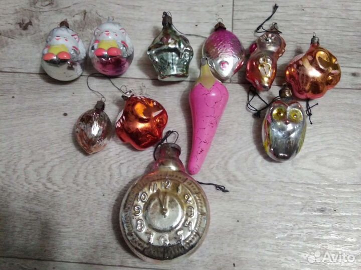 Елочные игрушки СССР