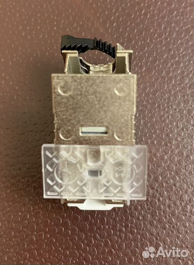 Модуль соединительный, 1xRJ45/s, Кат.6А EL