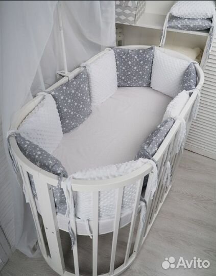 Детская кроватка трансформер 9 в 1