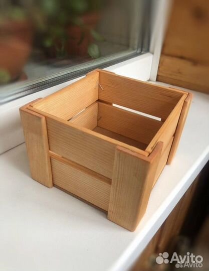 Коробка деревянная декоративная