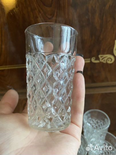 Стопки, рюмки, стаканы коробкой все