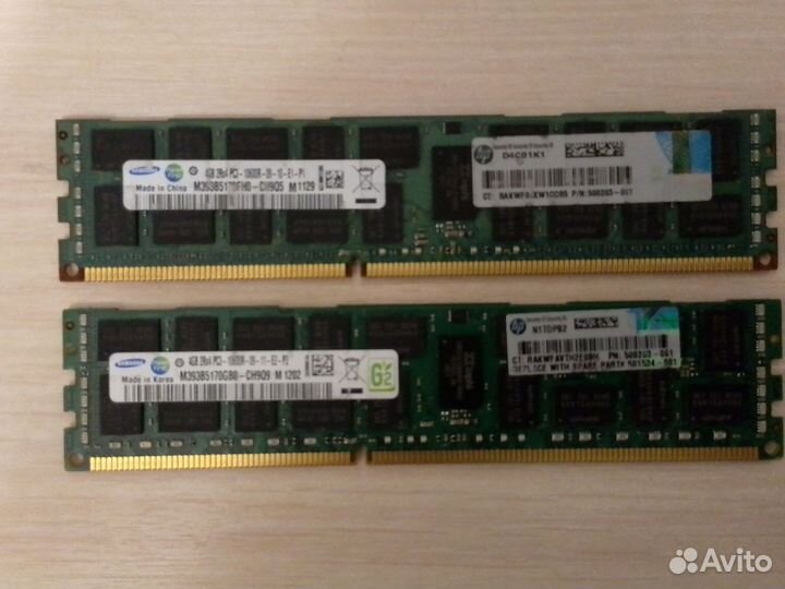 Оперативная память Samsung ddr3 (4гб x 2)
