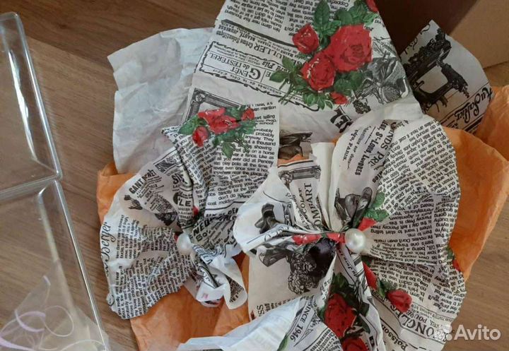 Коробки пустые, упаковочный материал