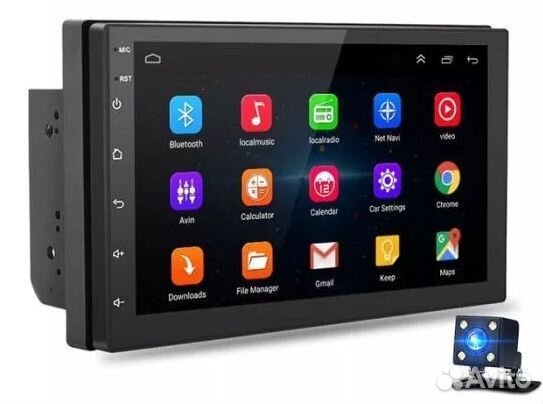 Магнитола с андроид, 2DIN, универсальная на все ав