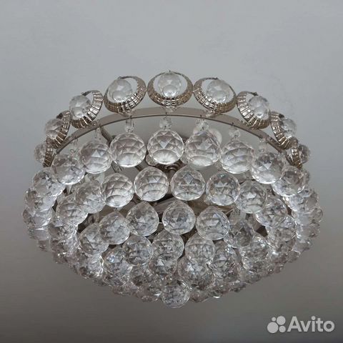 Люстра хрустальная потолочная