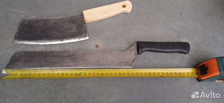 Топор для мяса, и нож для сыра СССР