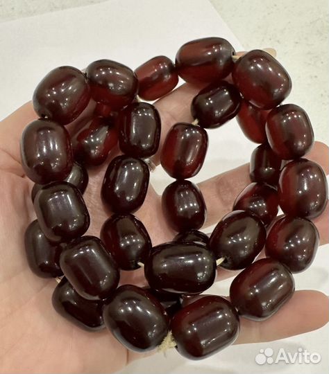 Бакелитовые бусы времен СССР