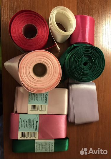 Ленты атласные
