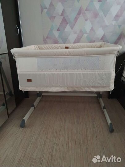Приставная кроватка +манеж Nuovita Accanto calma