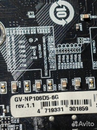 Gigabyte p106-100 6gb