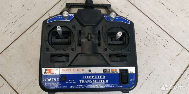 Аппаратура Fkysky FS-CT6B + приемник + шнур для PC