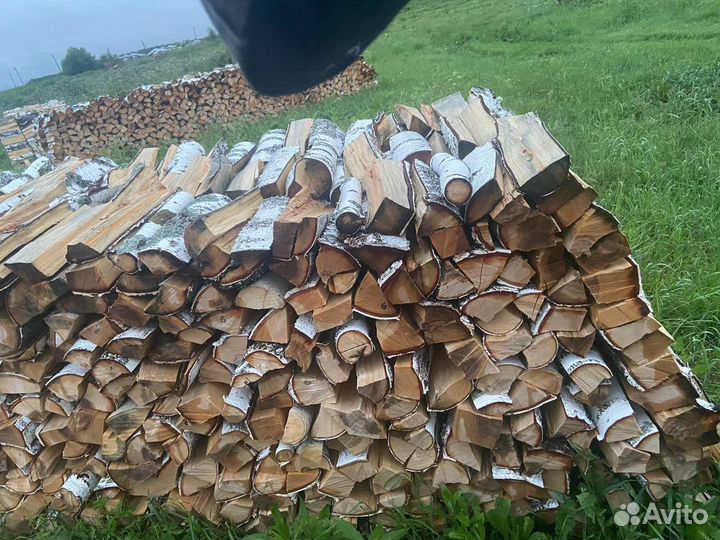 Дрова березовые сухие колотые