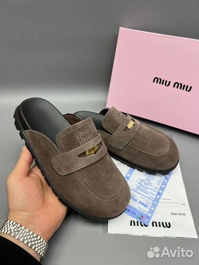 Тапочки / Мюли Miu Miu Размеры 36-40