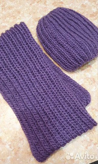 Комплект шапка и шарф