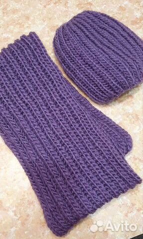 Комплект шапка и шарф