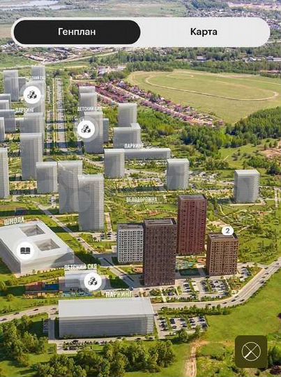 1-к. квартира, 42,2 м², 11/15 эт.