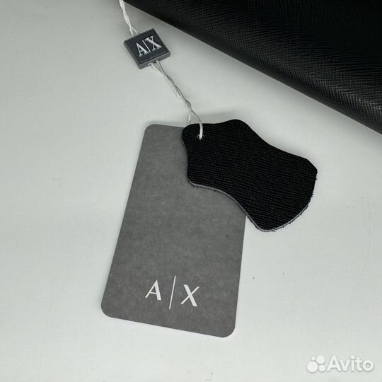 Кожаный Armani Exchange мужской клатч