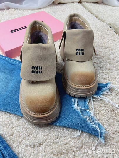 Ботинки женские miu miu