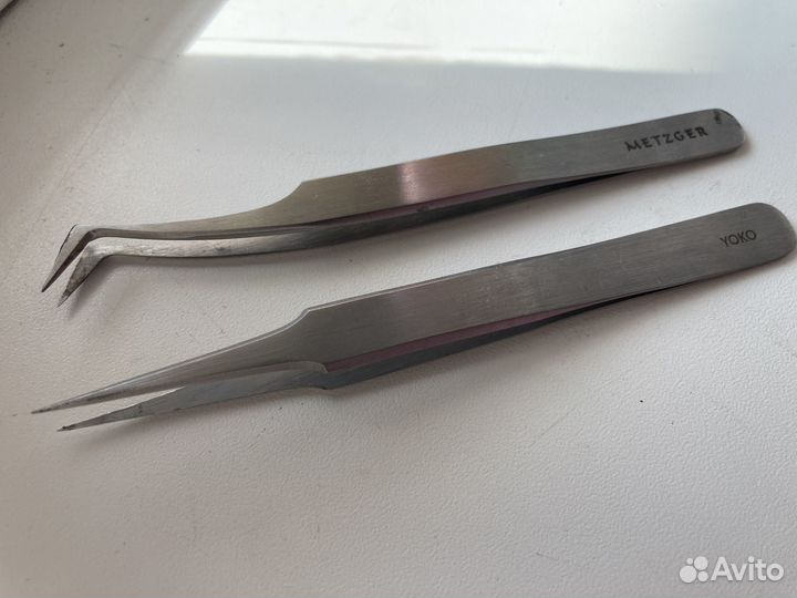 Пинцеты для наращивания ресниц