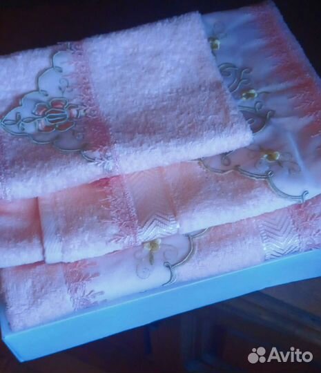 Набор комплект махровых полотенец