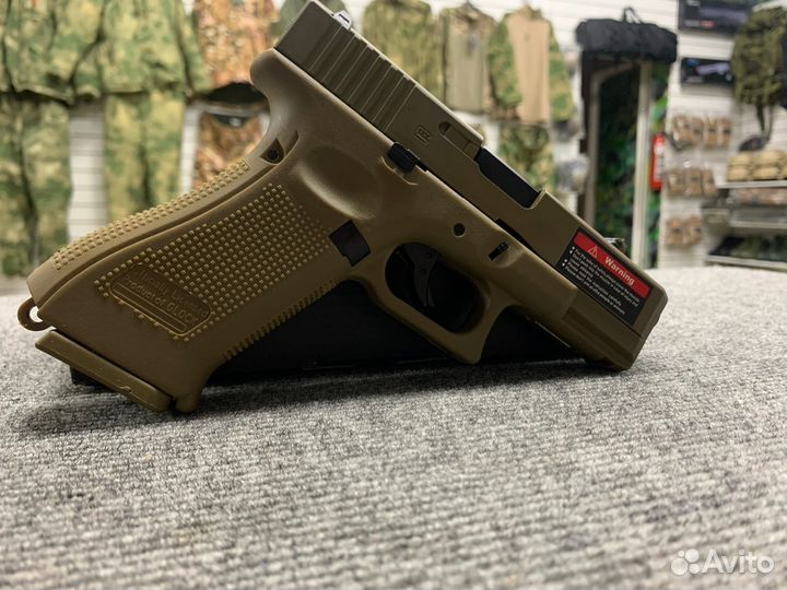 Страйкбольный пистолет (East Crane) Glock-19X TAN