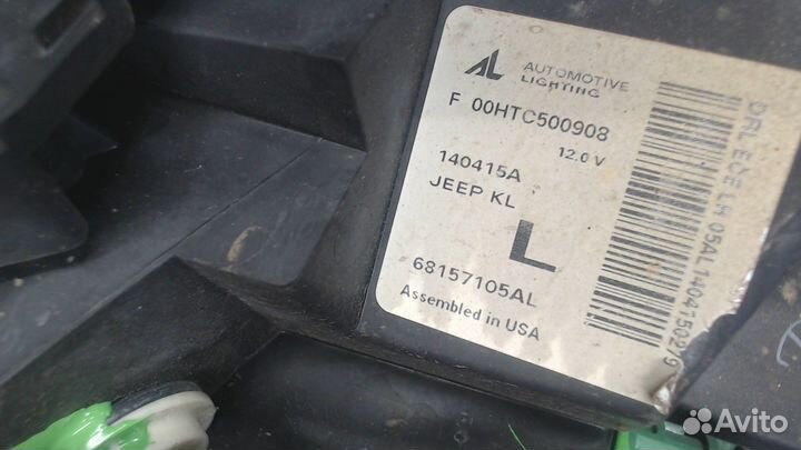 Дневные ходовые огни Jeep Cherokee 2013, 2014