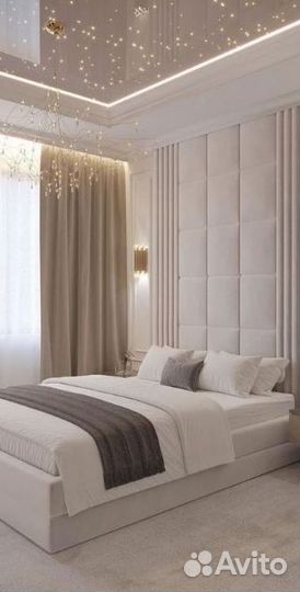 Детская кровать с мягким изголовьем