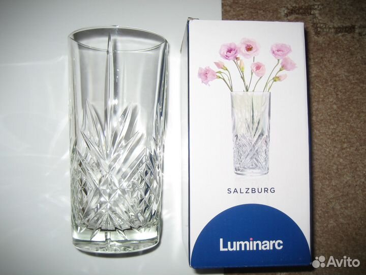 Ваза для цветов Luminarc, новая