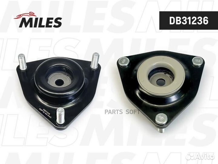 Miles DB31236 Опора амортизатора citroen C-crosser/peugeot 4007/mitsubishi outlander (с подшипником)