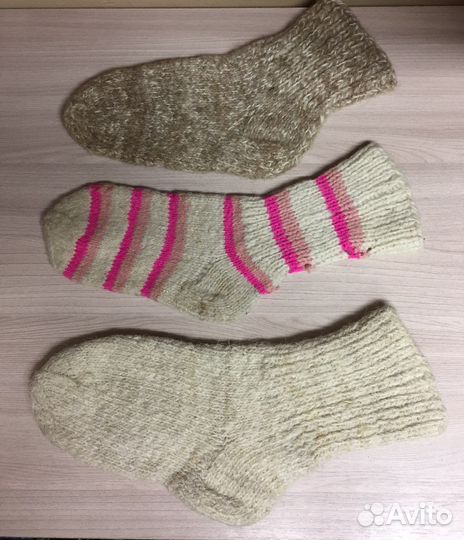 Носки из овечьей шерсти