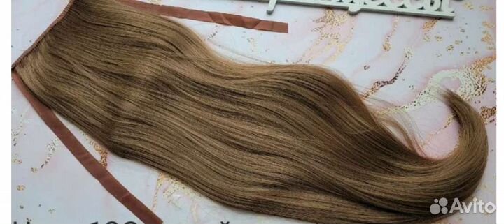 Волосы для хвоста на ленте