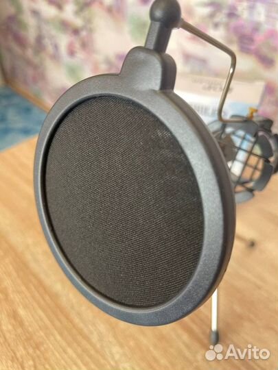 Держатель паук для микрофона + поп фильтр + стойка