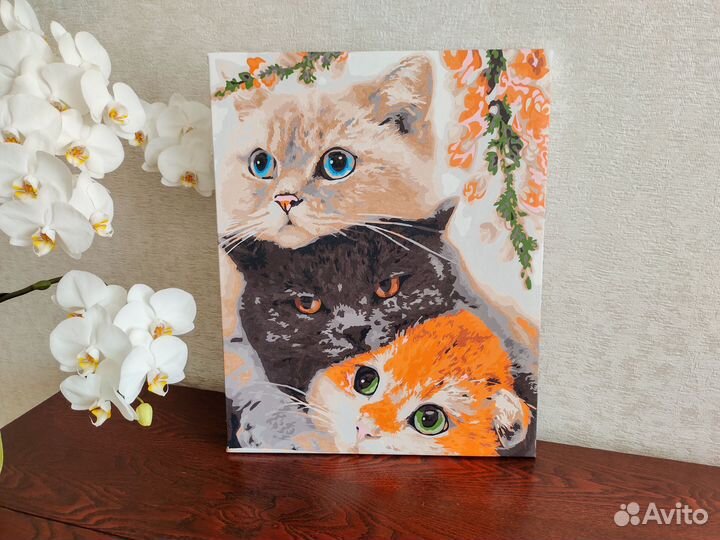 Готовая картина по номерам