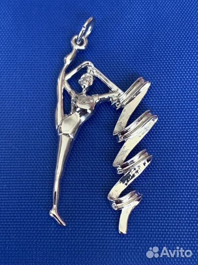 Кулон Гимнастка и брелок для гимнастки