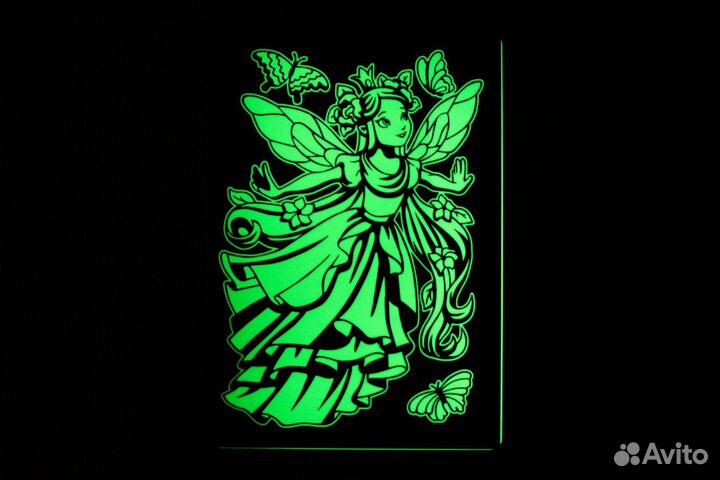 Рисуй светом Оригинал 5 Принцесс +5 трафаретов