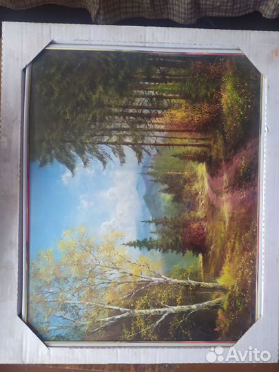 Картина репродукция в раме 45-55