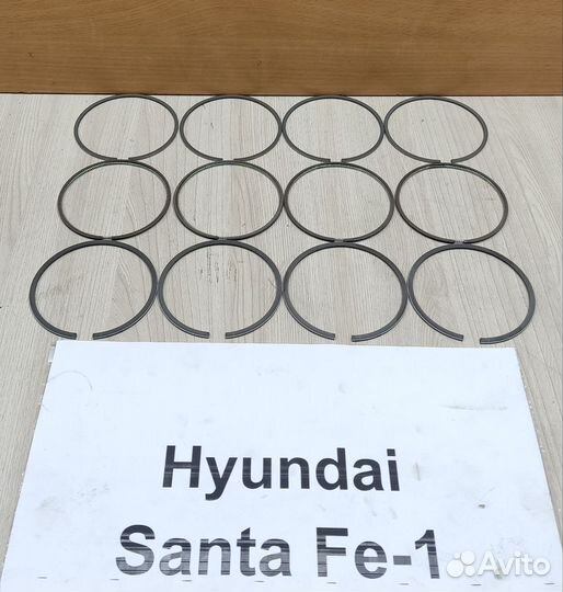 Поршневые кольца 2.0д D4EA нов. Hyundai Santa Fe 1