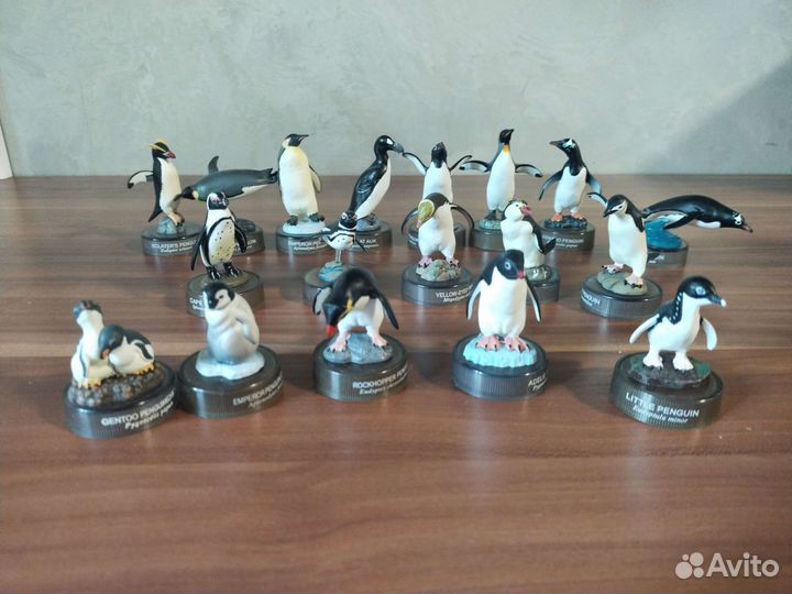 Пингвины Kaiyodo Capsule Aquarium 18 фигурок