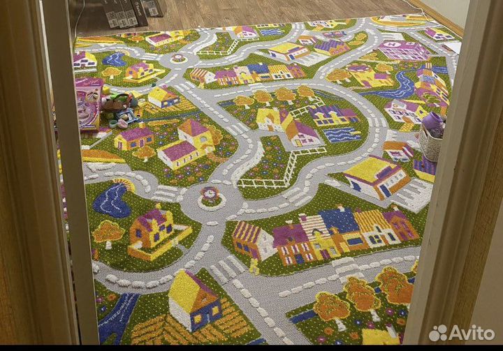Ковер детский с дорогами
