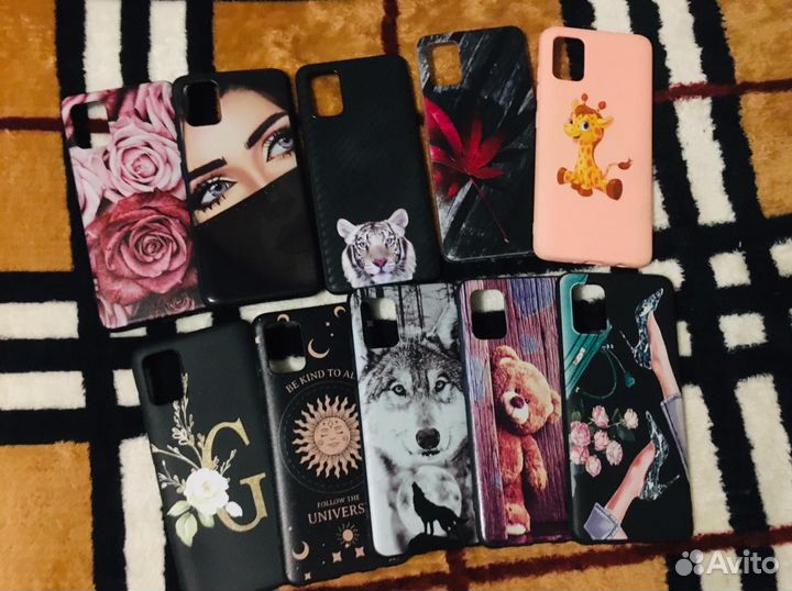 Чехлы для samsung А51. Много. Разные