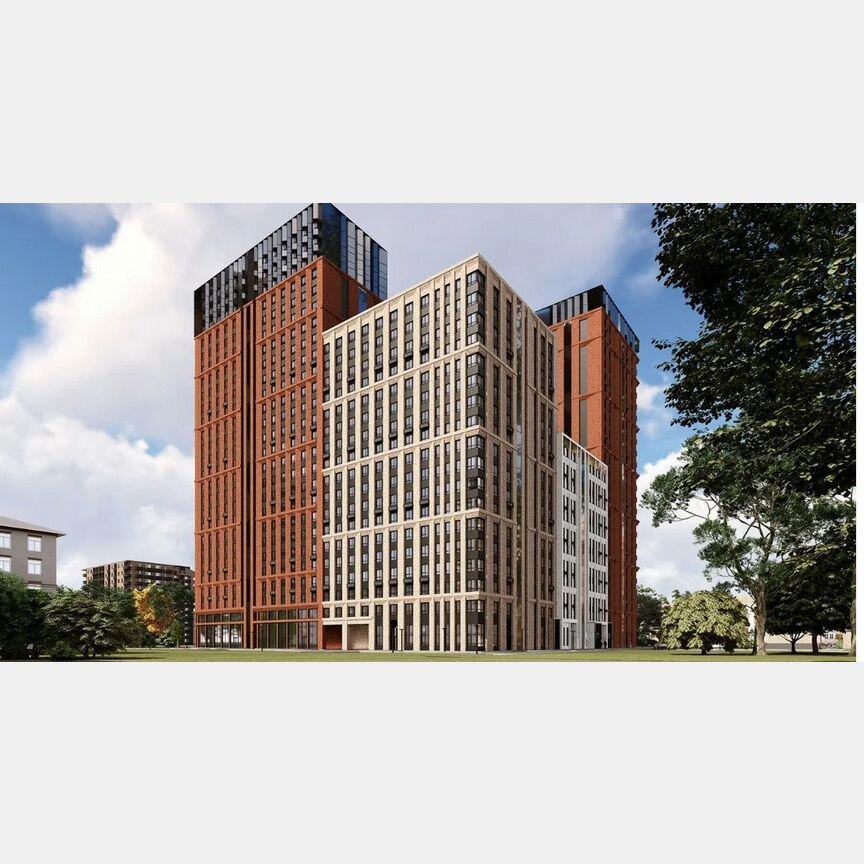 2-к. квартира, 64,1 м², 10/25 эт.