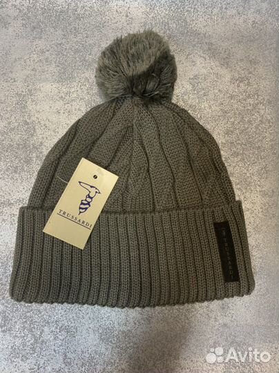 Мужская шапка с помпоном Trussardi