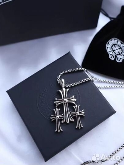 Chrome hearts подвеска с крестом