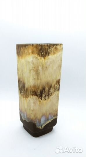 Керамическая ваза, глазурь,ГДР. Есть клеймо