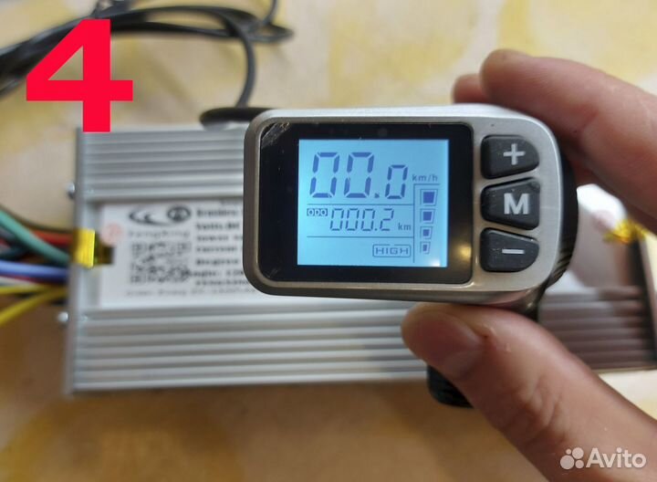 Контроллеры 48v/1300W+LCD, для электровелосипеда