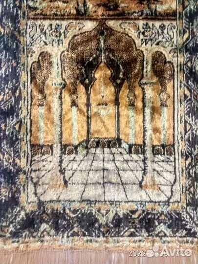 Винтажный лебедь вельветовый гобелен 100*50