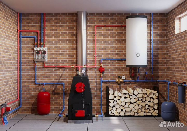 Твердотопливный котёл 12 квт