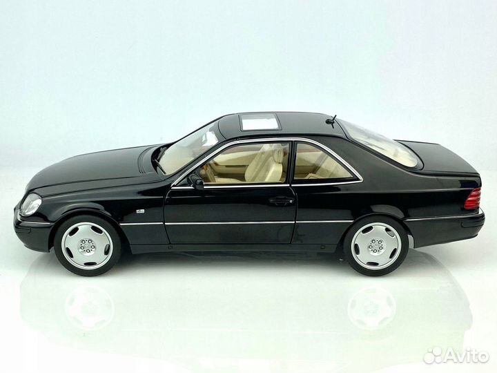 Mercedes CL600 C140 Черный (1997) Norev 1/18